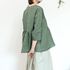 [Natural Garden] MADE N Shirring Peplum Linen Blouse_High-quality materials, linen materials, signature products_ Made in KOREA
